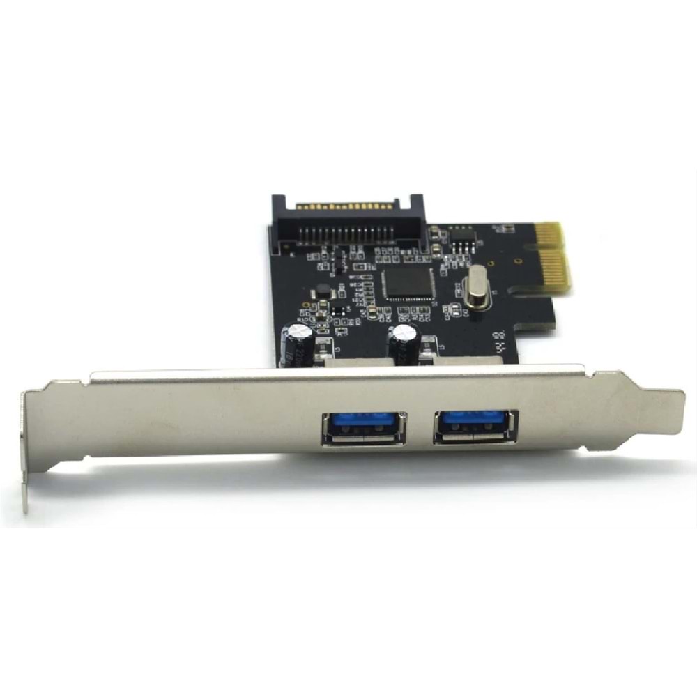 Pci-e Express Usb 3.0 Hub 2 Port Molex Sata Çoklayıcı Çoğaltıcı 4459