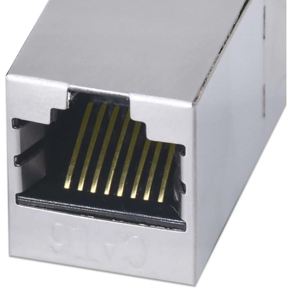 Cat6 Jack İnternet Kablo Birleştirici Rj45 Metal Dişi Dişi Ekleme Aparatı 4380