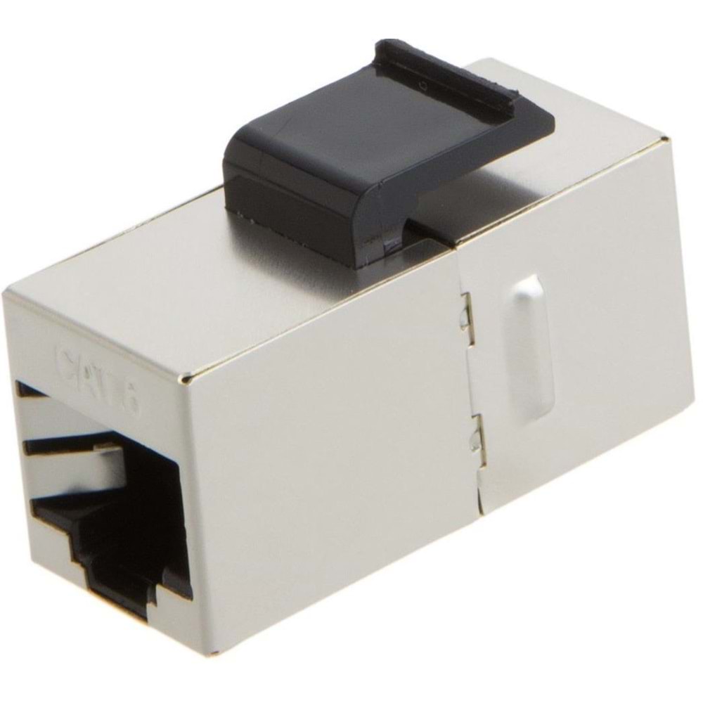 Cat6 Jack İnternet Kablo Birleştirici Rj45 Metal Dişi Dişi Ekleme Aparatı 4380