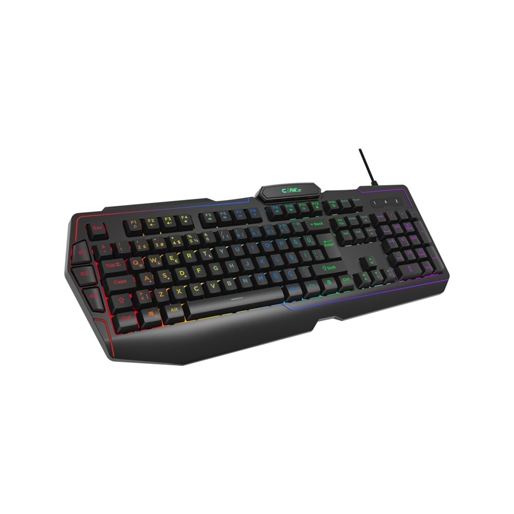 Claw's “ Claw's Raze RGB Yazılım & Harici G-Makro Tuşlu - Lazer Baskılı Özel ABS Materyal - Örgü Kablolu Membran Oyuncu Klavyesi