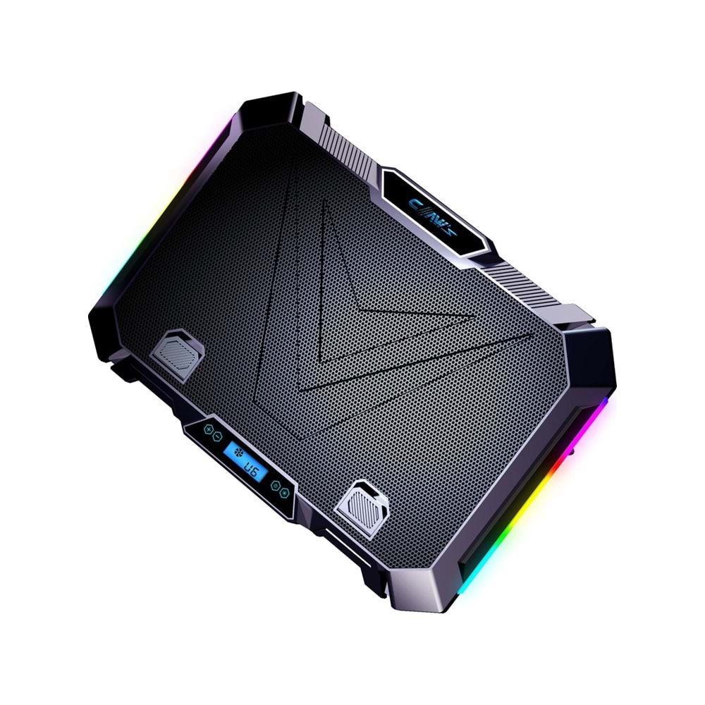 Claw's Vortex 8x Turbo LED Fan - 10 Modlu RGB - LCD Ekran - Ayarlabilir Fan Hızı & 7 Farklı Stand Yükseklik Kademesi