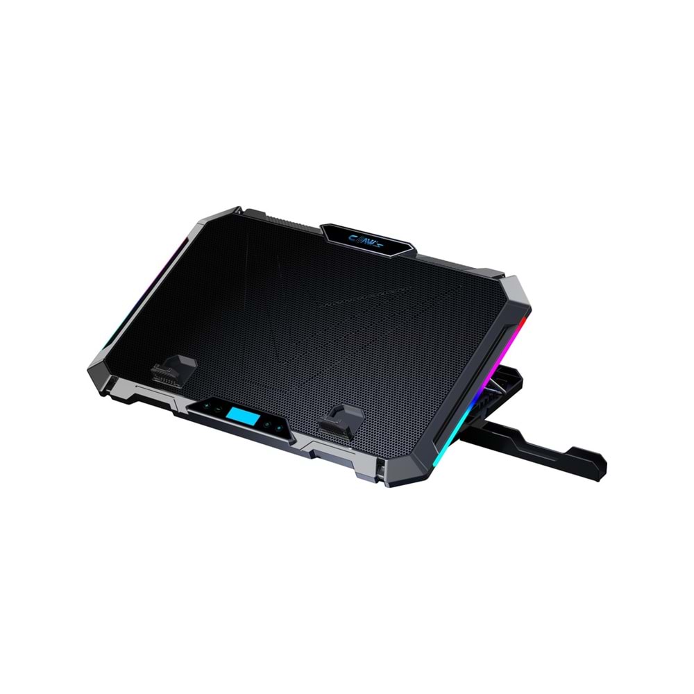 Claw's Vortex 8x Turbo LED Fan - 10 Modlu RGB - LCD Ekran - Ayarlabilir Fan Hızı & 7 Farklı Stand Yükseklik Kademesi