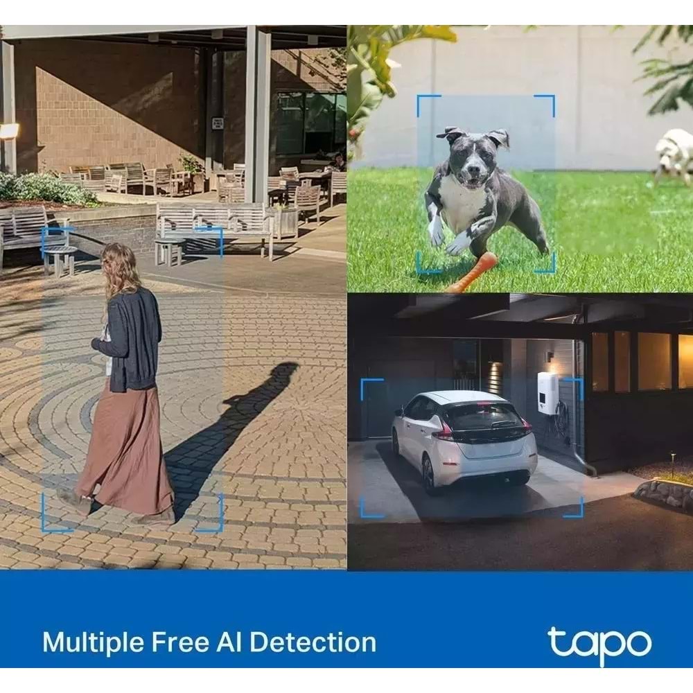 TP-LİNK TAPO C520WS 2K QHD GECE GÖRÜŞLÜ 512GB MİCRO SD DESTEKLİ DIŞ MEKAN Wİ-Fİ KAMERA