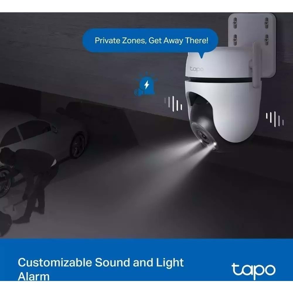 TP-LİNK TAPO C520WS 2K QHD GECE GÖRÜŞLÜ 512GB MİCRO SD DESTEKLİ DIŞ MEKAN Wİ-Fİ KAMERA