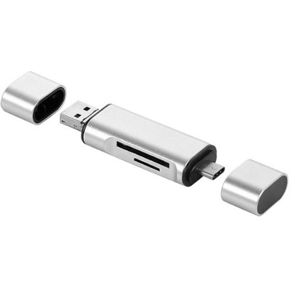 Type C Usb Kart Okuyucu Micro Sd Card Reader Çevirici Dönüştürücü Adaptör 4858