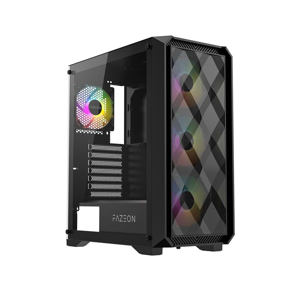 FAZEON F4 650W 80PLUS BRONZE Mesh 4x120mm ARGB Fanlı E-ATX Bilgisayar Kasası