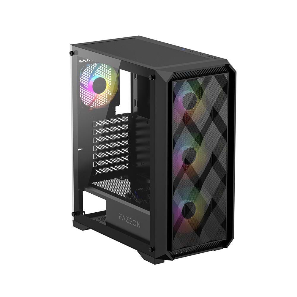 FAZEON F4 650W 80PLUS BRONZE Mesh 4x120mm ARGB Fanlı E-ATX Bilgisayar Kasası