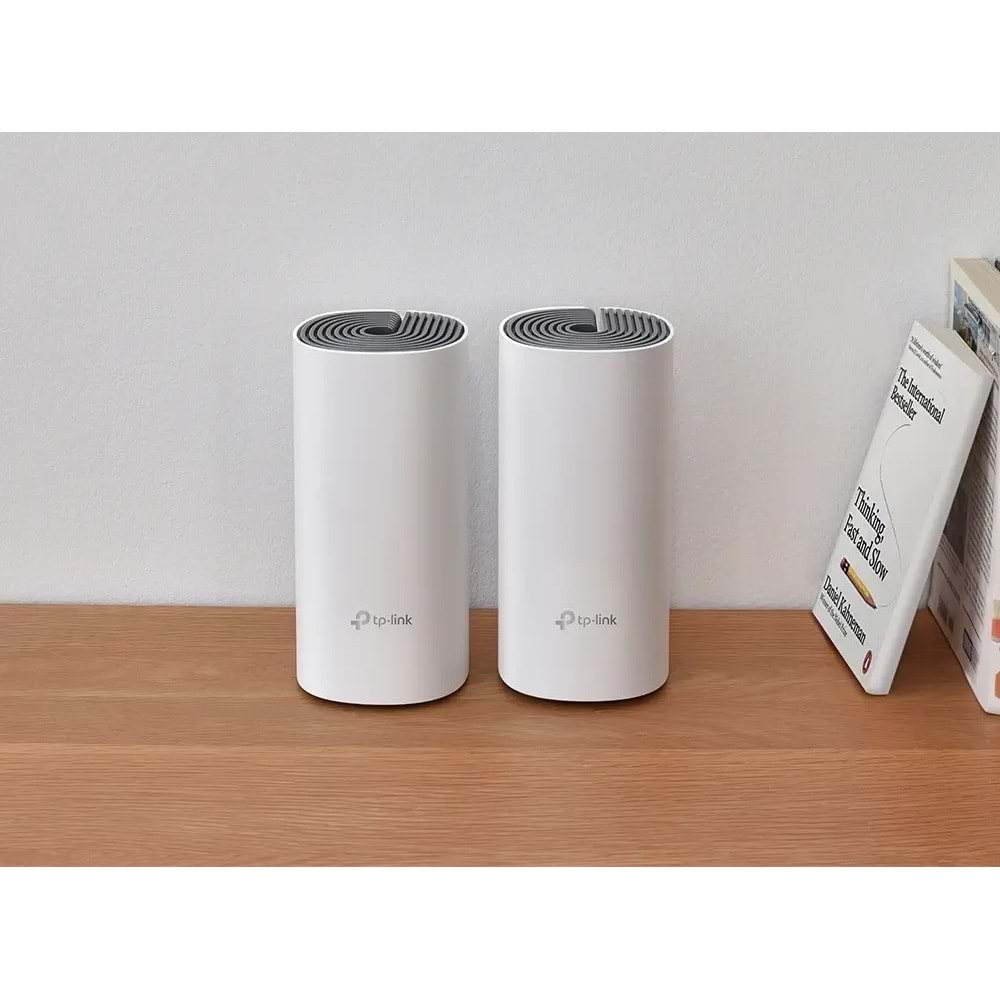 TP-Link Deco E4 AC1200 Tüm Evi Kapsayan Mesh 2'li WiFi Sistemi