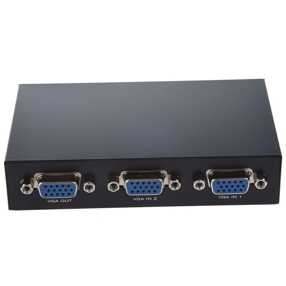 Vga Switch Çoklayıcı Çoğaltıcı (1 Ekran - 2 Kasa) 4675
