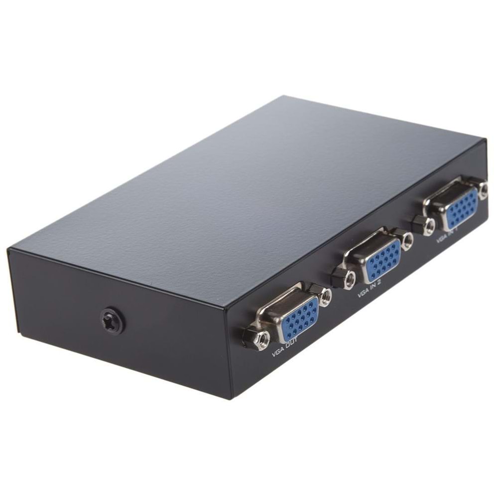 Vga Switch Çoklayıcı Çoğaltıcı (1 Ekran - 2 Kasa) 4675