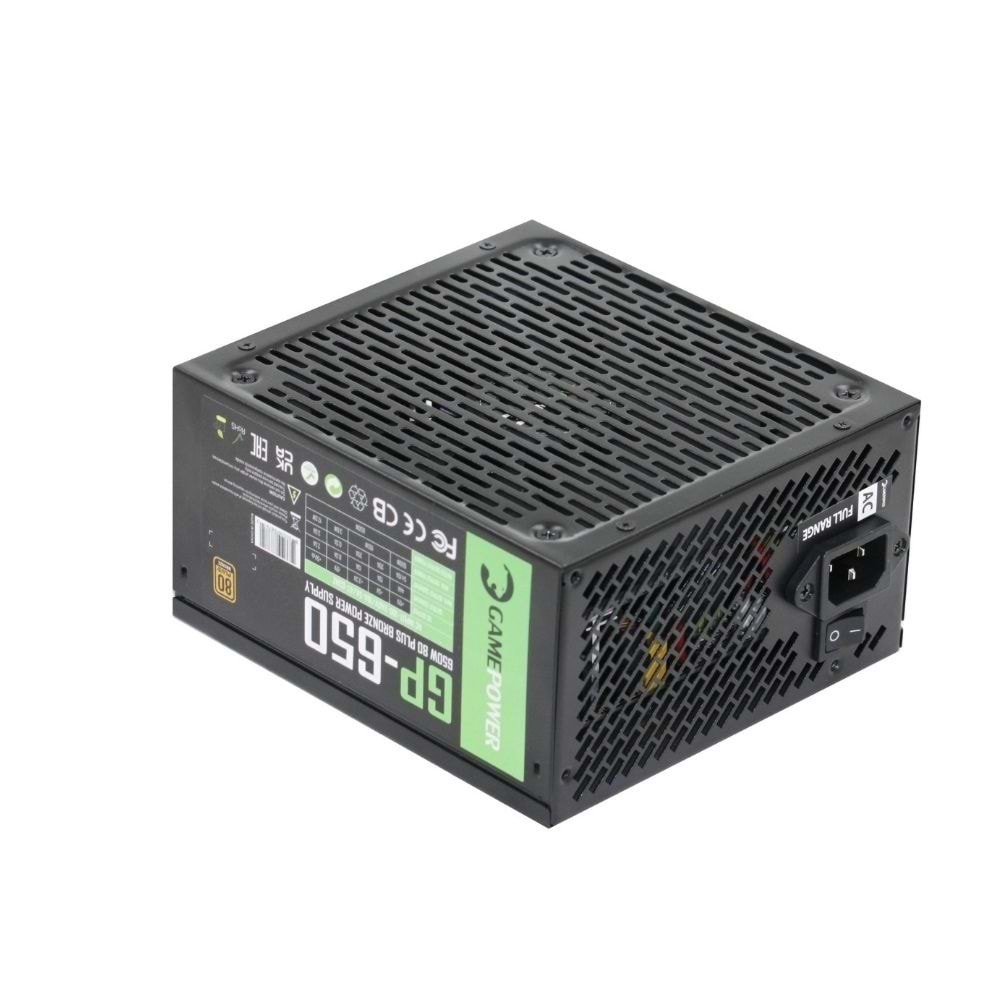 GamePower GP-650 APFC 14cm 80+ Bronze 650W Power Supply