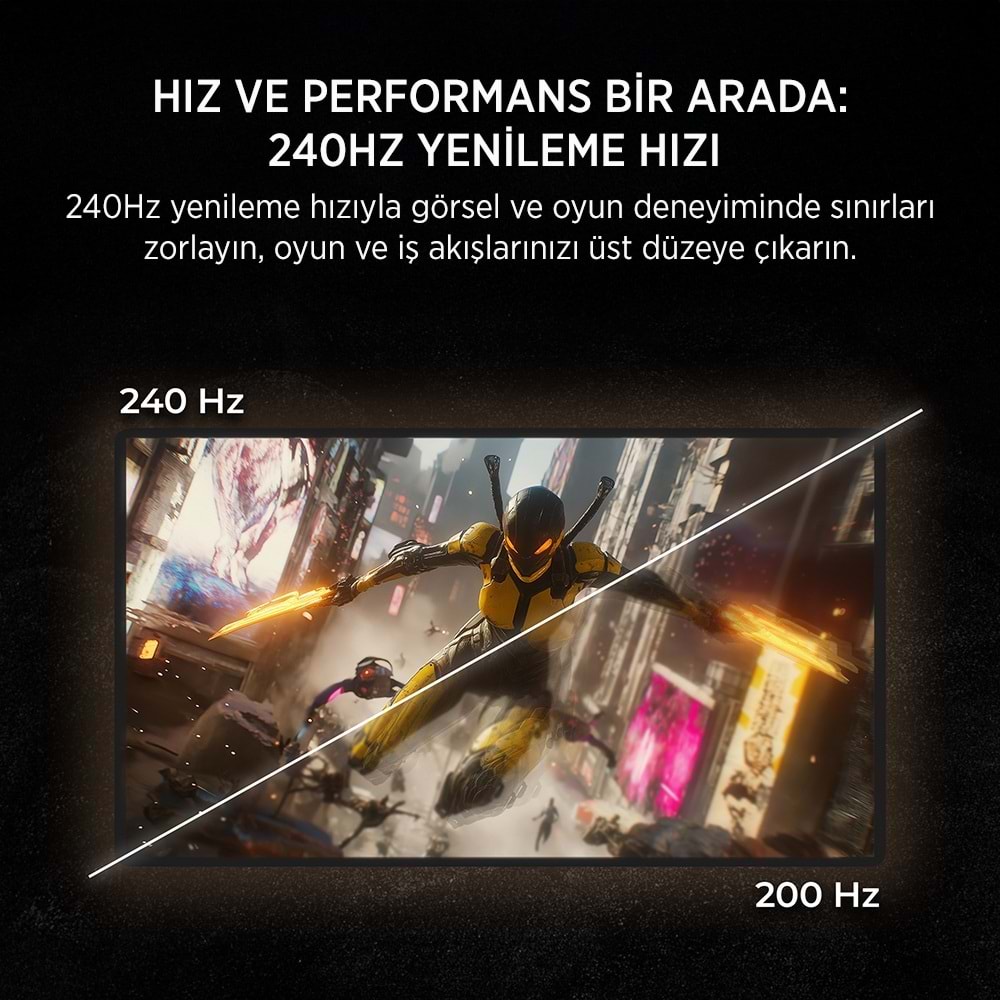 James Donkey Rion R40 24¨ 240Hz 0.5Ms FHD VA Panel Gaming Monitör (Sıfır Ölü Piksel Garantili)