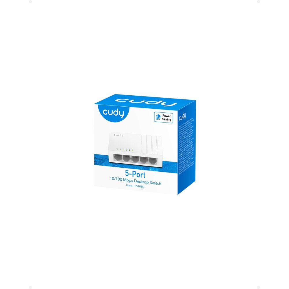 Cudy FS105D 5-Port 10/100 Mbps Desktop Switch