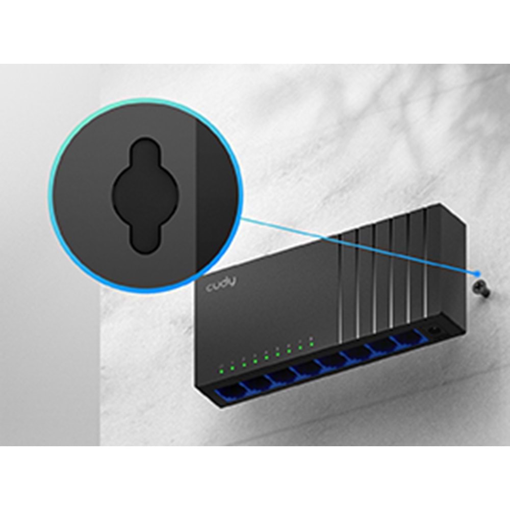 Cudy GS108D 8 Port 10/100/1000Mbps Gigabit Ethernet Desktop Switch