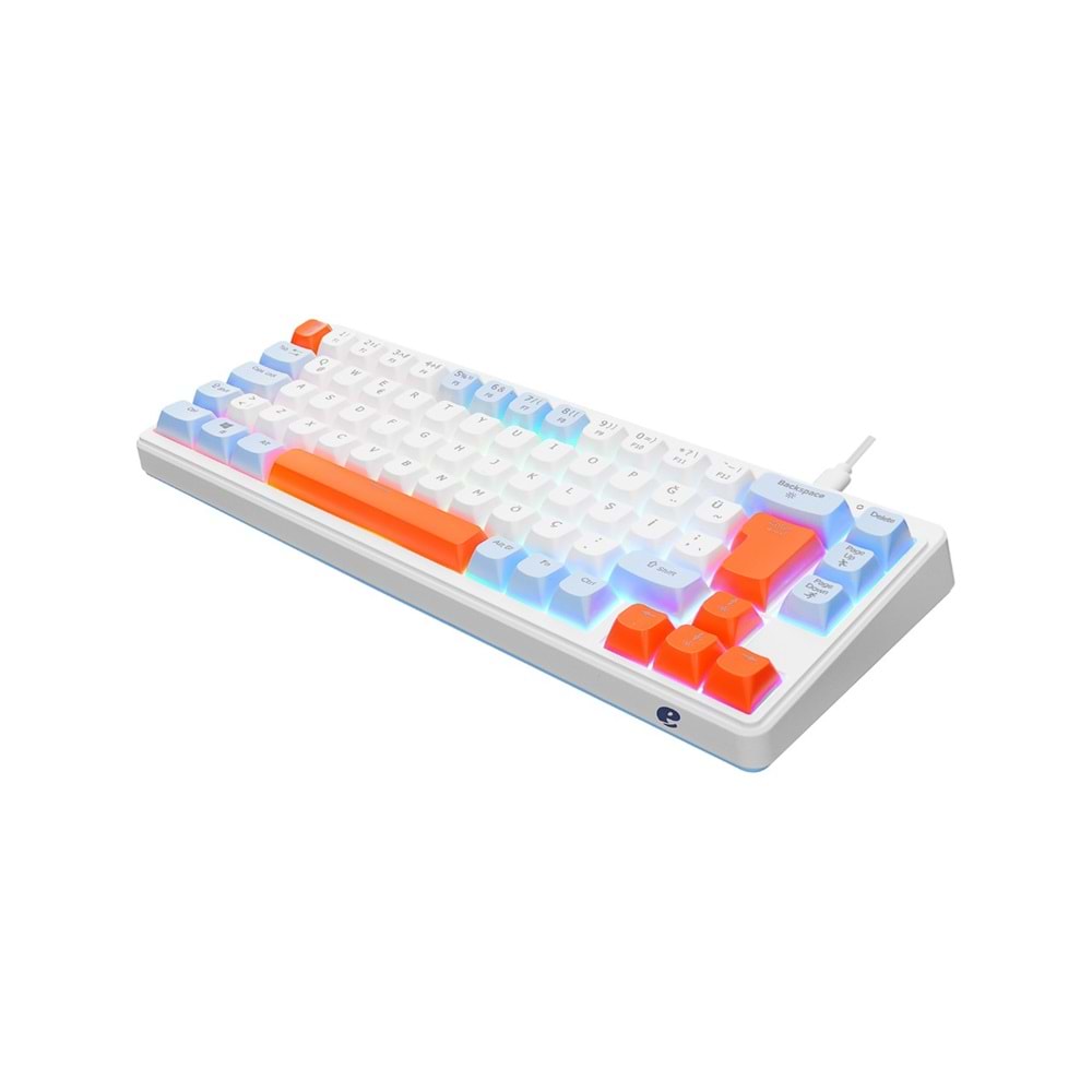 Acer Emachines EAK810 Oyuncu Klavyesi Rainbow Aydınlatma Mini Klavye Türkçe Q Gaming Klavye