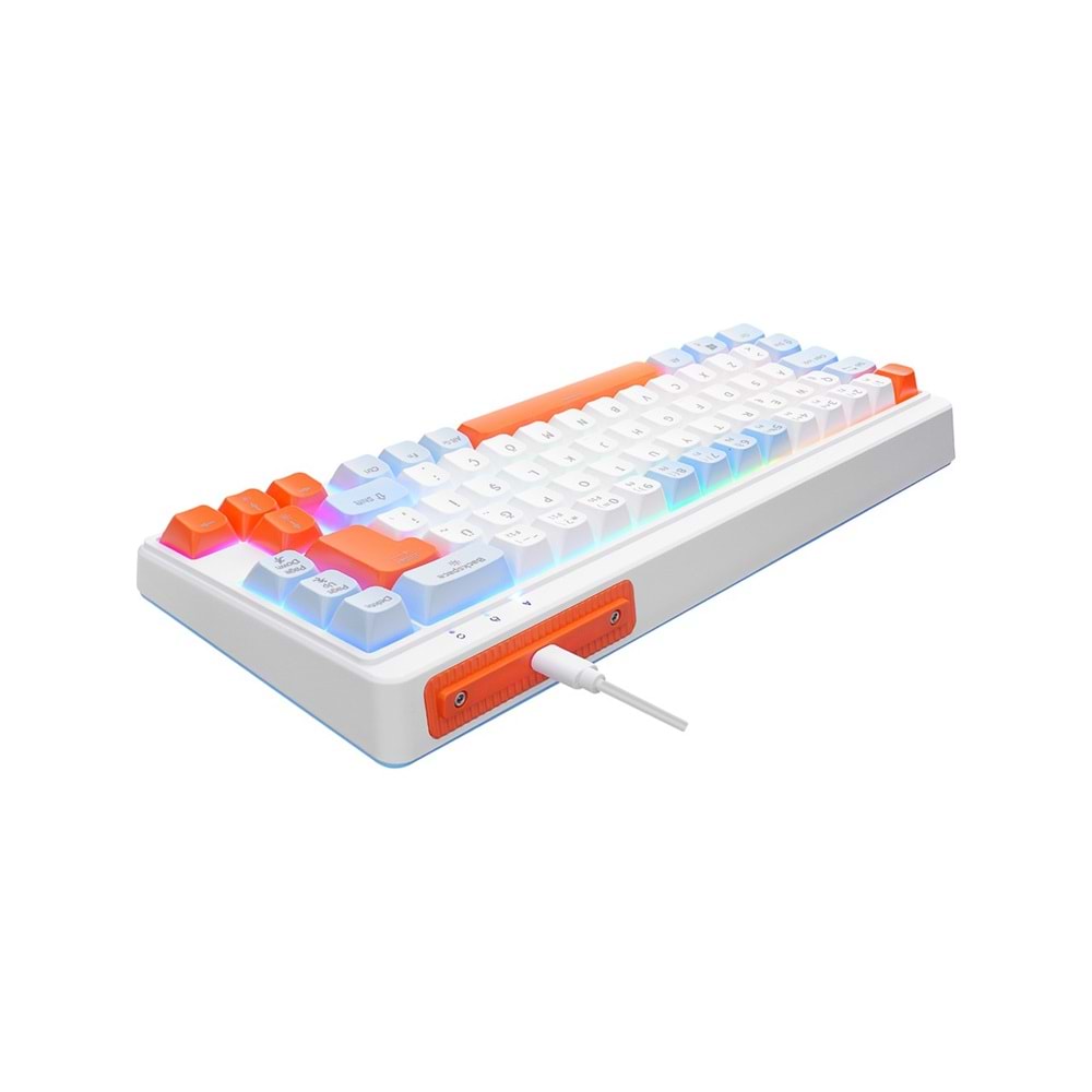 Acer Emachines EAK810 Oyuncu Klavyesi Rainbow Aydınlatma Mini Klavye Türkçe Q Gaming Klavye