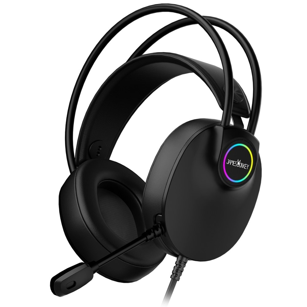 James Donkey 713 Rainbow 7.1 Siyah Gaming Kulaklık