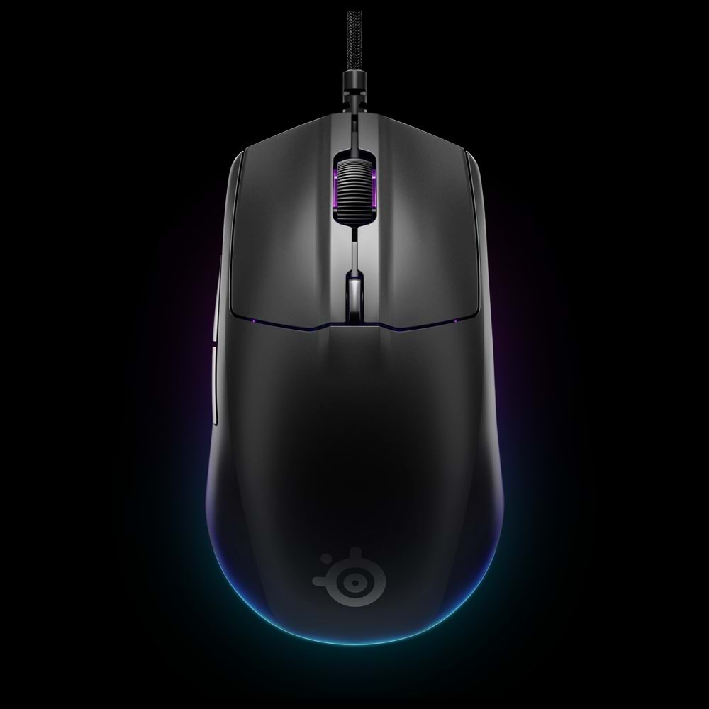 SteelSeries Rival 3 Gen 2 SSM62515 Optik 6 Tuş 8500DPI Siyah Kablolu Gaming (Oyuncu) Mouse