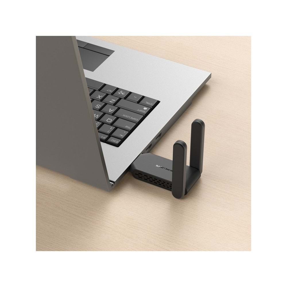 Mercusys MA32H, AC1300 Mbps, Çift Bant, USB 3.0, Yüksek Çekim Güçlü Wi-Fi 5 USB Adaptör