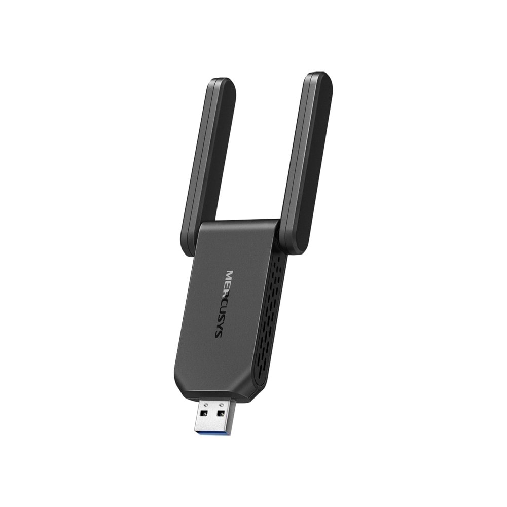 Mercusys MA32H, AC1300 Mbps, Çift Bant, USB 3.0, Yüksek Çekim Güçlü Wi-Fi 5 USB Adaptör