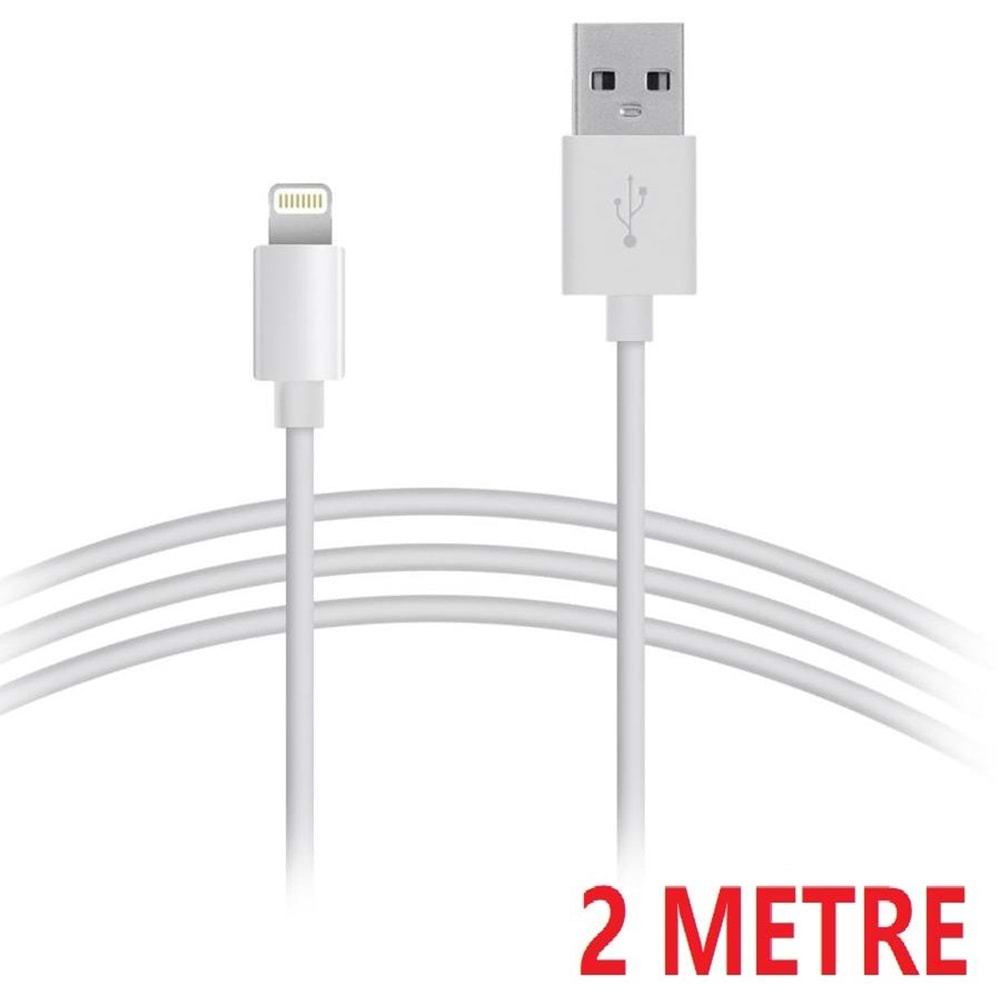 Lightning Data Şarj Kablosu İphone Uyumlu (2 Metre) 4588