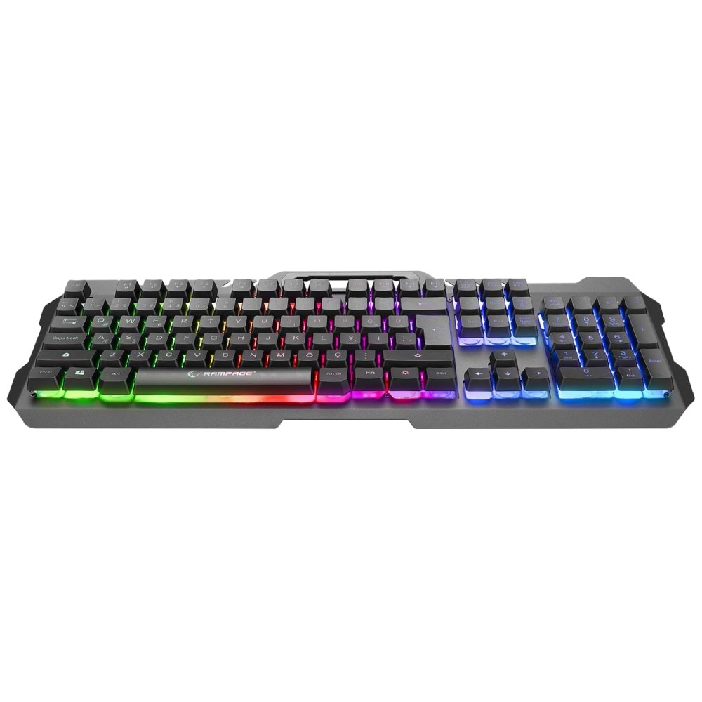 Rampage KB-R57 X-JAMMER Rainbow USB Türkçe Gaming Klavye