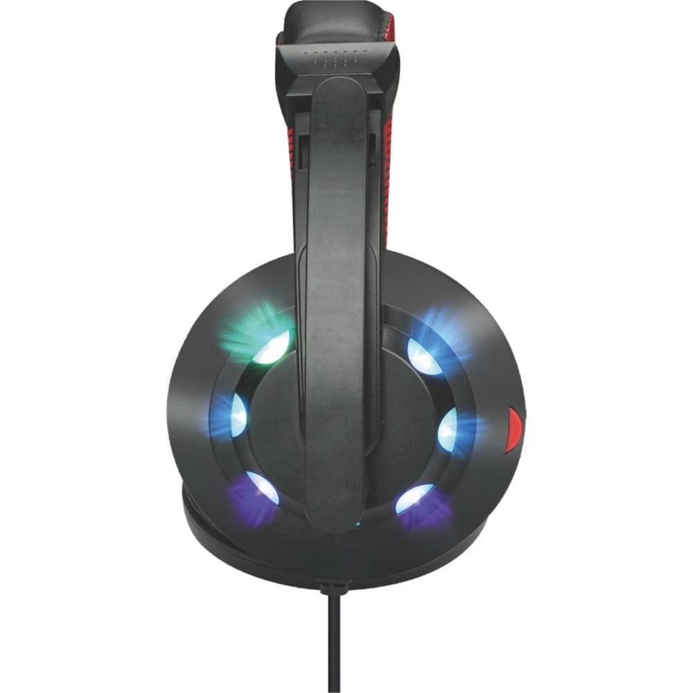 Valor Rogue 40MM Surround Sürücülü Ergonomik Kulaküstü Gaming Oyuncu Kulaklığı - Siyah