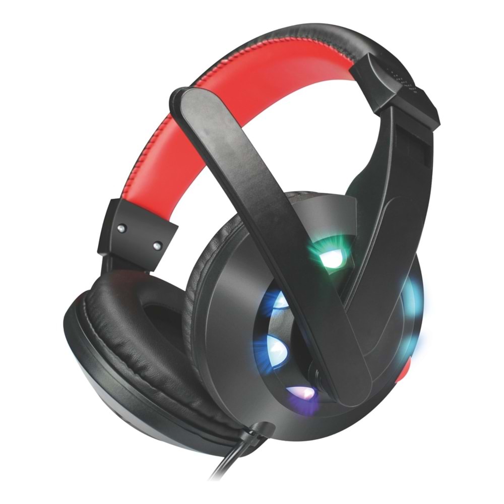 Valor Rogue 40MM Surround Sürücülü Ergonomik Kulaküstü Gaming Oyuncu Kulaklığı - Siyah