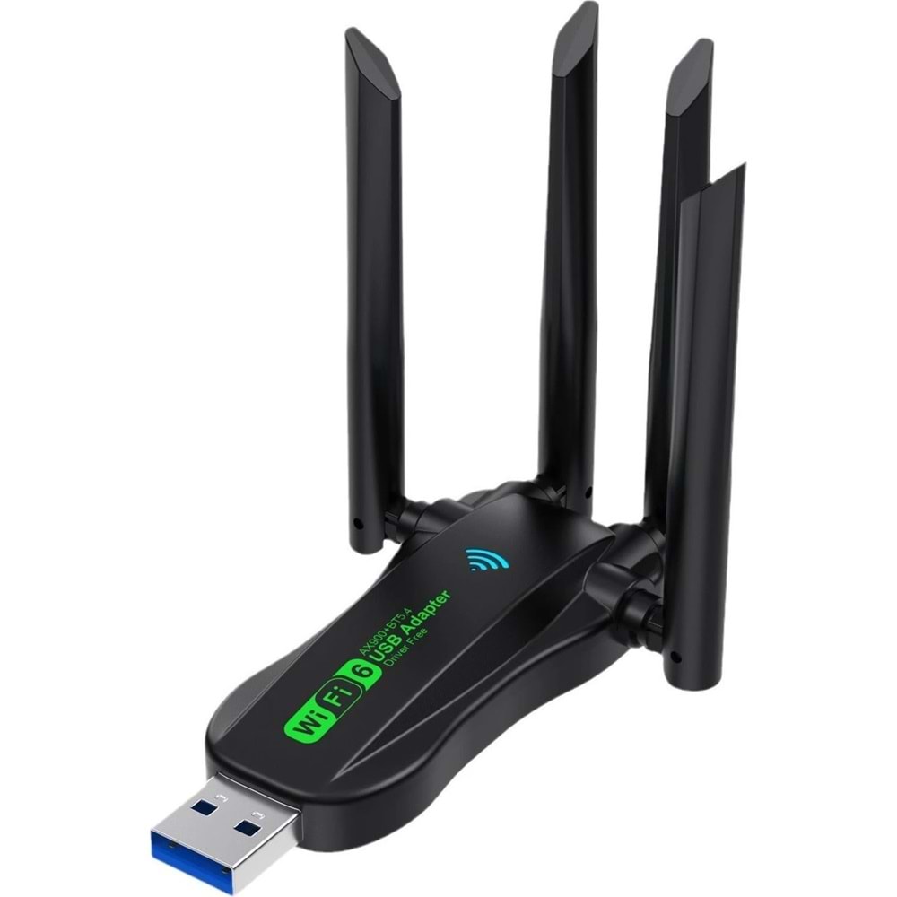Studz Wifi6 AX900+BT5.4 USB 3.0 Dual Band Wireless Adaptör