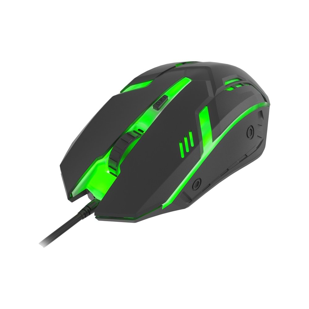 Valor Viper 1500 Dpi Rainbow LED Özel Abs Doku 4d Gaming Mouse