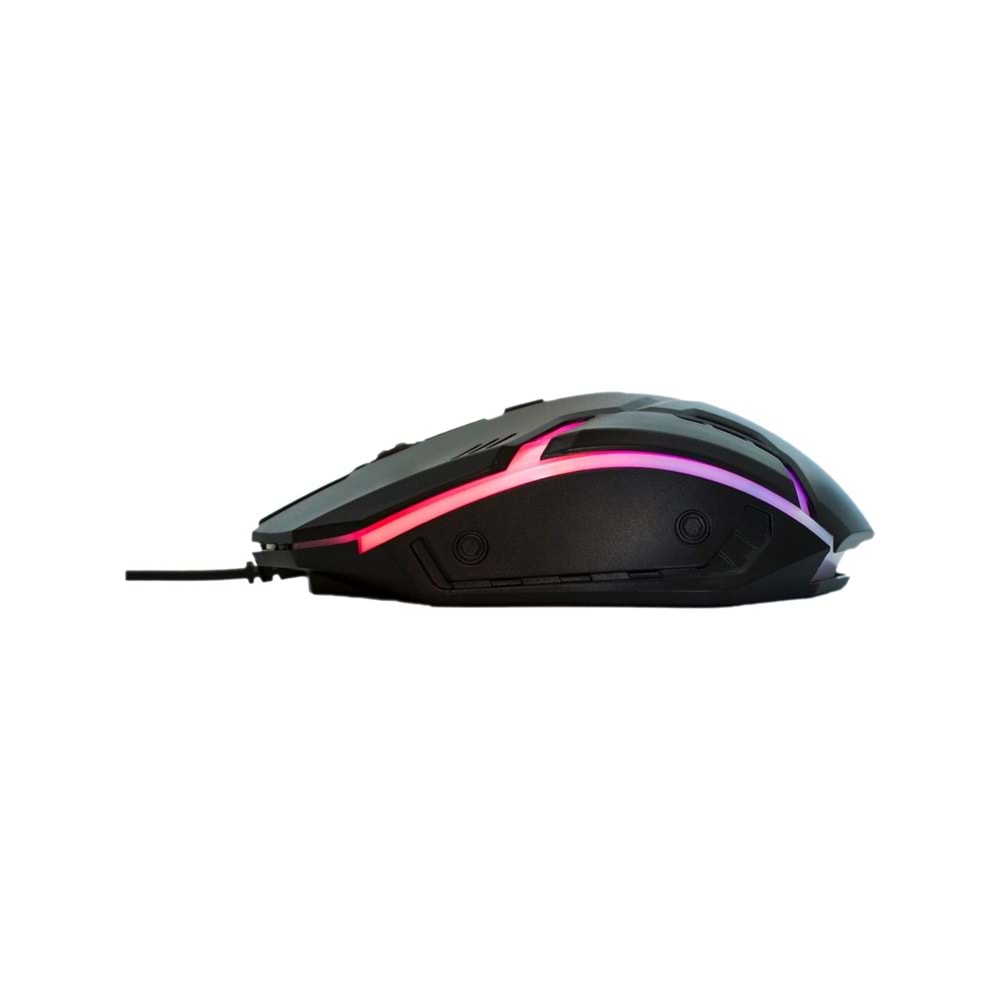 Valor Viper 1500 Dpi Rainbow LED Özel Abs Doku 4d Gaming Mouse
