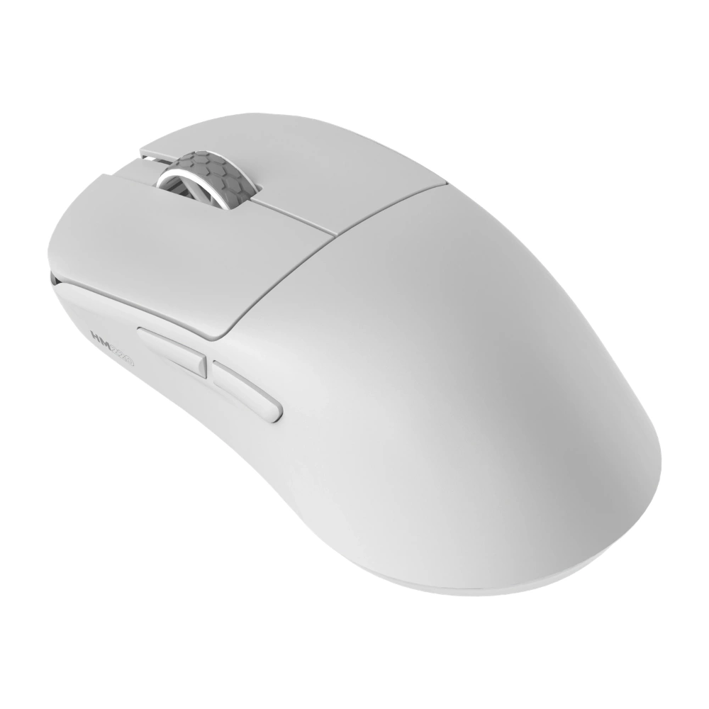 Hawk Gaming HM220 1K Hz 12000 DPI Tri-Mode Kablosuz/Bluetooth Beyaz Gaming Mouse