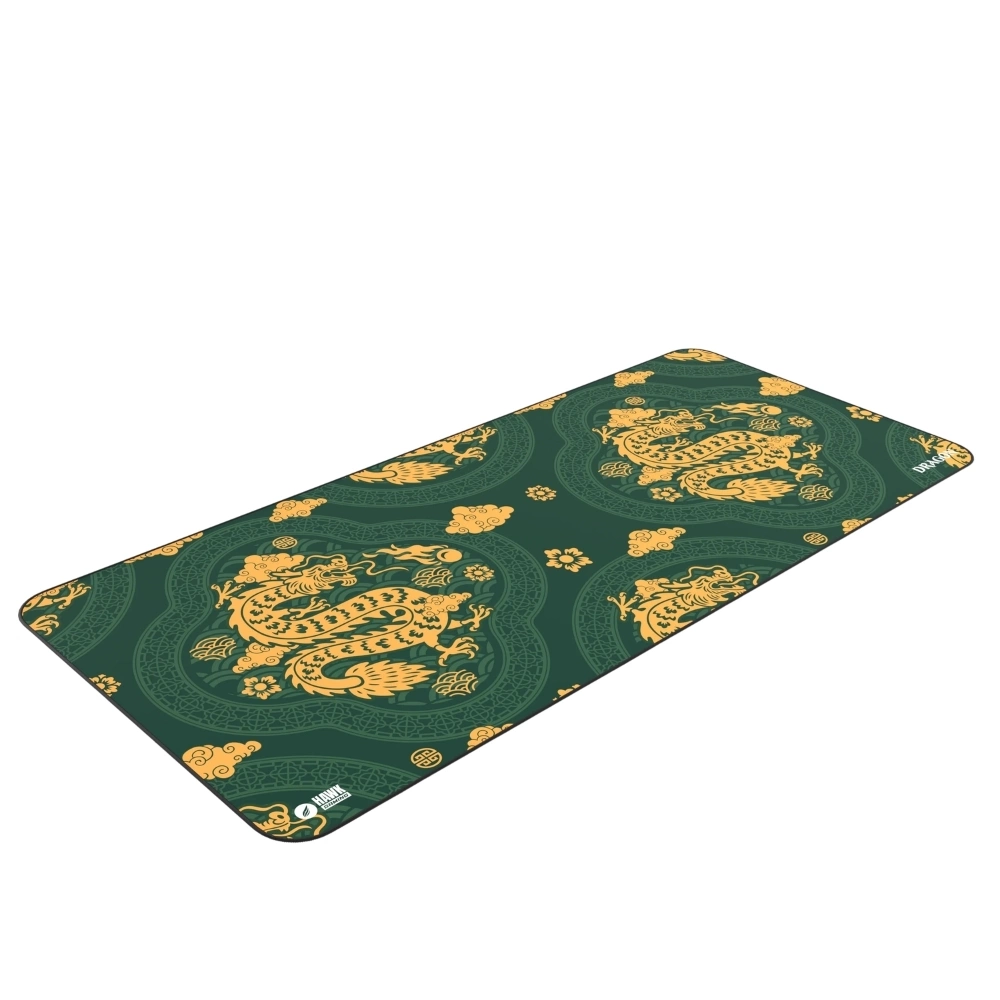 Hawk Green Dragon 90x40 Mouse Pad