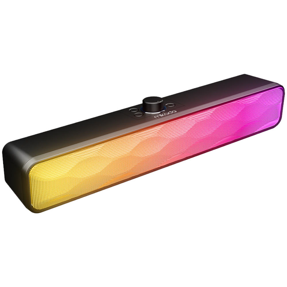 Mikado MD-SBT31 5*2W Siyah 1200mAh TF/BT/USB/Type-C RGB Soundbar Speaker