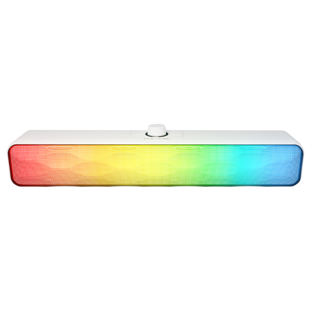 Mikado MD-SBT31 5*2W 1200mAh TF/BT/USB/Type-C RGB Beyaz Soundbar Speaker