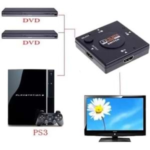 Hdmi Çoklayıcı Switch 3 Port Çoğaltıcı Splitter 4285