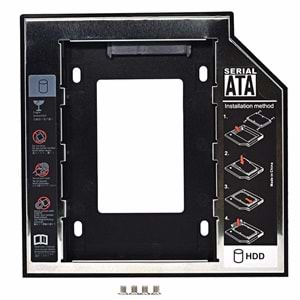 9.5mm Sata Hdd Harddisk Caddy Kızak Kutu Laptop Ssd Notebook İkinci Hdd Takma 4716