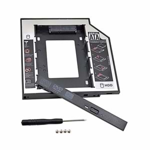 9.5mm Sata Hdd Harddisk Caddy Kızak Kutu Laptop Ssd Notebook İkinci Hdd Takma 4716