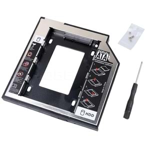 9.5mm Sata Hdd Harddisk Caddy Kızak Kutu Laptop Ssd Notebook İkinci Hdd Takma 4716