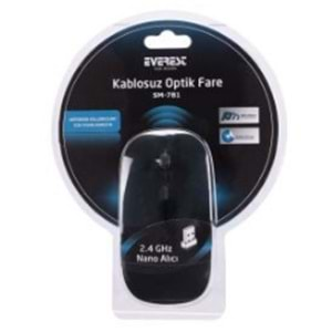 Everest Sm-781 Siyah Optik Nano Receive Kablosuz Mouse