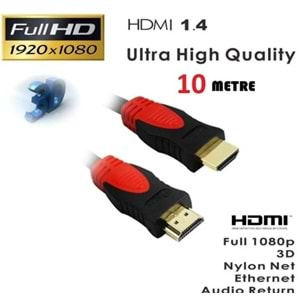 Maxgo 10 Metre 1.kalite 3d 4k Full Hd Hdmi Tv Uydu Alıcısı Kablosu 2018