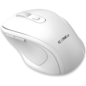 Claw's Genius 2.4 GHz USB Alıcılı & 3 Farklı Değiştirilebilir DPI Seviyeli Kompakt Kablosuz Mouse - Beyaz (Windows & Mac Uyumlu)
