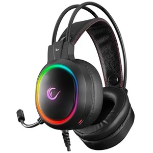 Rampage RM-K12 MANLY Siyah 7.1 Surround RGB Gaming (Oyuncu) Kulaklık