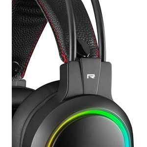 Rampage RM-K12 MANLY Siyah 7.1 Surround RGB Gaming (Oyuncu) Kulaklık