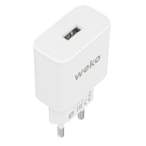 WEKO WK-21436 M7 2.1 AMPER ŞARJ BAŞLIK ADAPTÖRÜ + MICRO USB KABLO