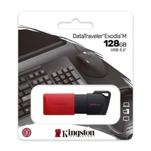 Kingston 128 GB DTXM/128GB DataTraveler Exodia USB 3.2 USB Bellek