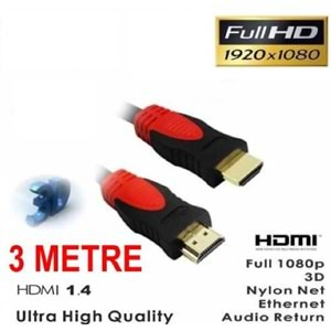 MAXGO 3 Metre 3d 4k Full Hd Hdmi Tv Uydu Alıcısı Kablosu 2098