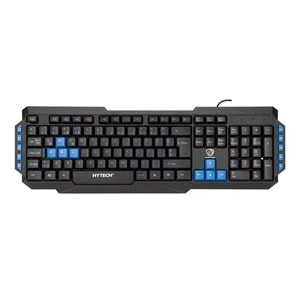 Hytech Hyk-46 Gamy Combo Siyah USB Mavi Tuşlu Q Gaming Oyuncu Klavye + Mouse Set