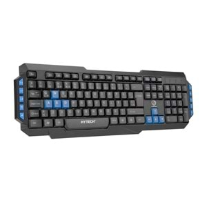 Hytech Hyk-46 Gamy Combo Siyah USB Mavi Tuşlu Q Gaming Oyuncu Klavye + Mouse Set