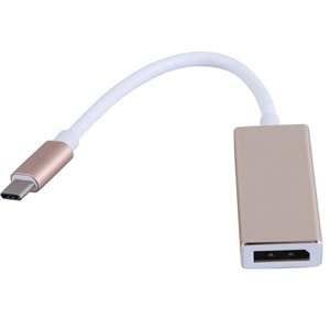 Usb 3.1 Type C To Displayport Çevirici Dönüştürücü Adaptör 4448